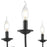 Millennium Lighting Charlize 6Lt 34" Chandelier, Black