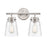 Millennium Lighting Amberose 2Lt Vanity, Brushed Nickel - 4412-BN