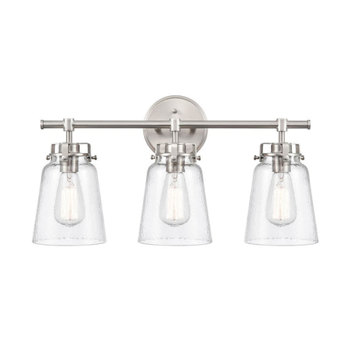 Millennium Lighting Amberose 3Lt Vanity, Brushed Nickel - 4413-BN