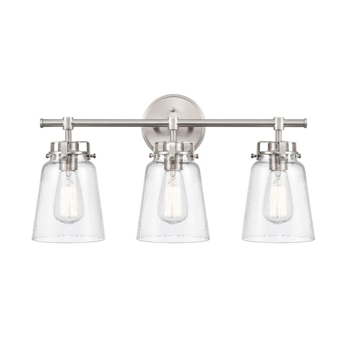 Millennium Lighting Amberose 3Lt Vanity, Brushed Nickel - 4413-BN