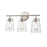 Millennium Lighting Amberose 3Lt Vanity, Brushed Nickel
