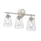 Millennium Lighting Amberose 3Lt Vanity, Brushed Nickel