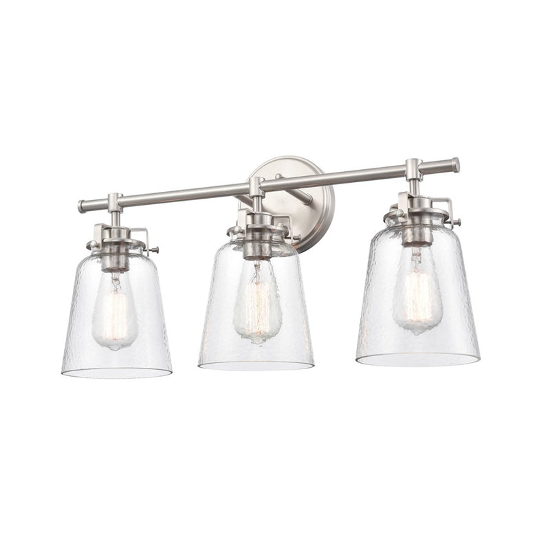Millennium Lighting Amberose 3Lt Vanity, Brushed Nickel