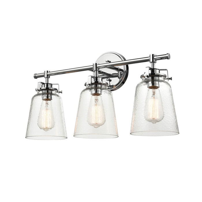 Millennium Lighting Amberose 3Lt Vanity, Chrome