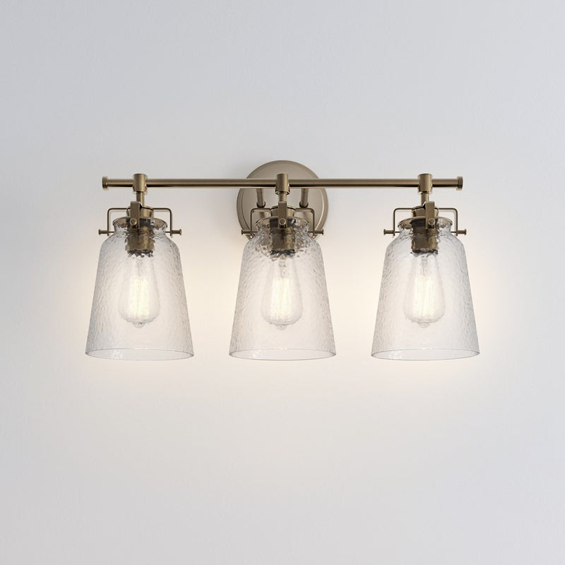 Millennium Lighting Amberose 3Lt Vanity, Modern Gold