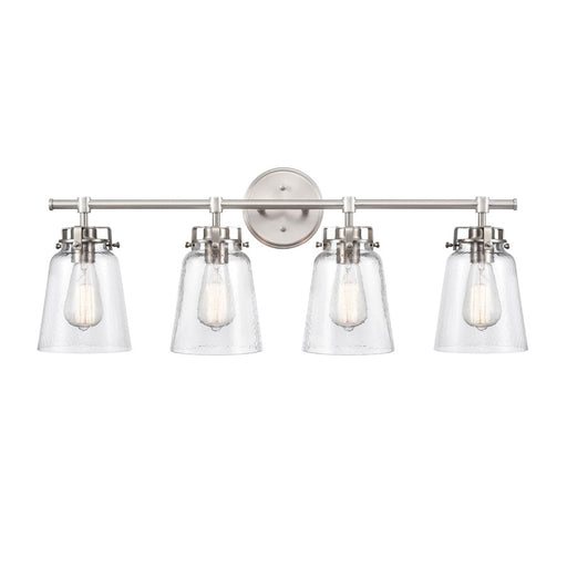 Millennium Lighting Amberose 4Lt Bathroom Vanity Light, Nickel - 4414-BN