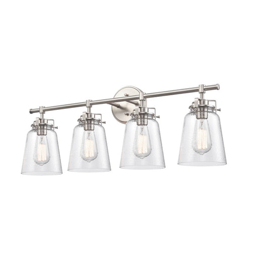 Millennium Lighting Amberose 4Lt Bathroom Vanity Light, Nickel
