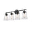 Millennium Lighting Amberose 4Lt Vanity, Black