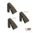 RP Lighting Wall Pack 11" Full Cutoff Adjustable LED Light, Brz