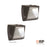 RP Lighting Wall Pack 10.75" Semi Cutoff LED Light, Bronze