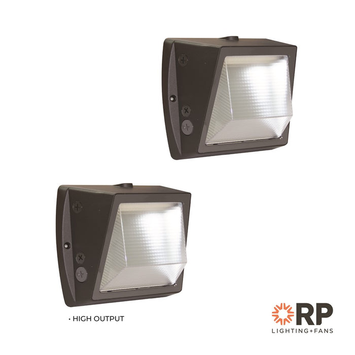 RP Lighting Wall Pack 13.25" Semi Cutoff HO LED Light, Brz