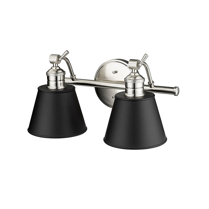 Millennium Lighting Layne 2Lt Vanity, Brushed Nickel