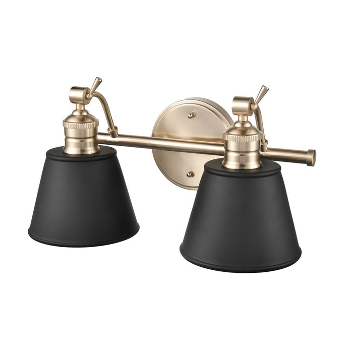 Millennium Lighting Layne 2Lt Vanity, Modern Gold