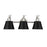 Millennium Lighting Layne 3Lt Vanity, Brushed Nickel - 4463-BN