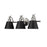 Millennium Lighting Layne 3Lt Vanity, Brushed Nickel