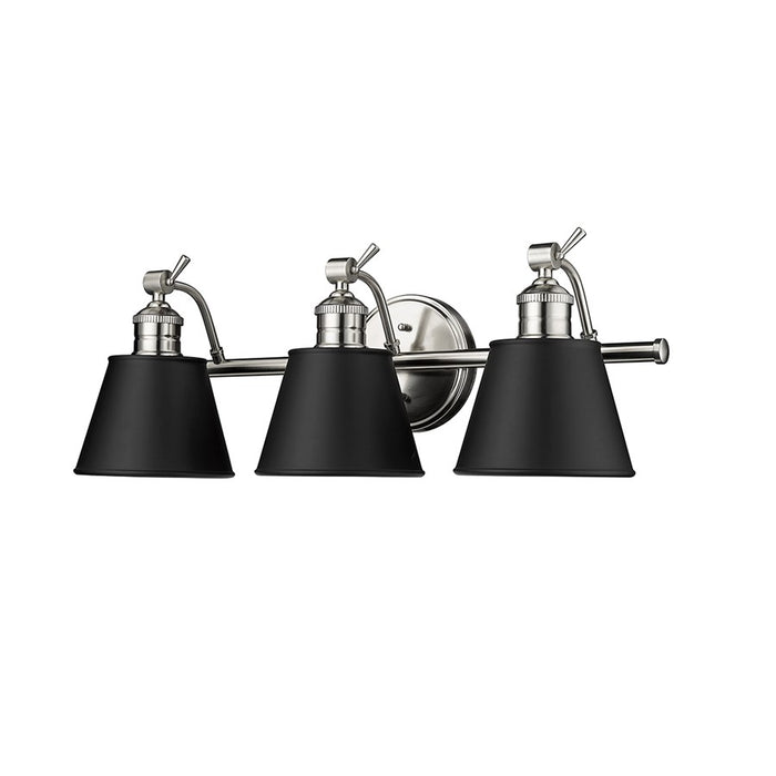 Millennium Lighting Layne 3Lt Vanity, Brushed Nickel