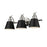 Millennium Lighting Layne 3Lt Vanity, Brushed Nickel