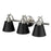 Millennium Lighting Layne 3Lt Vanity, Brushed Nickel