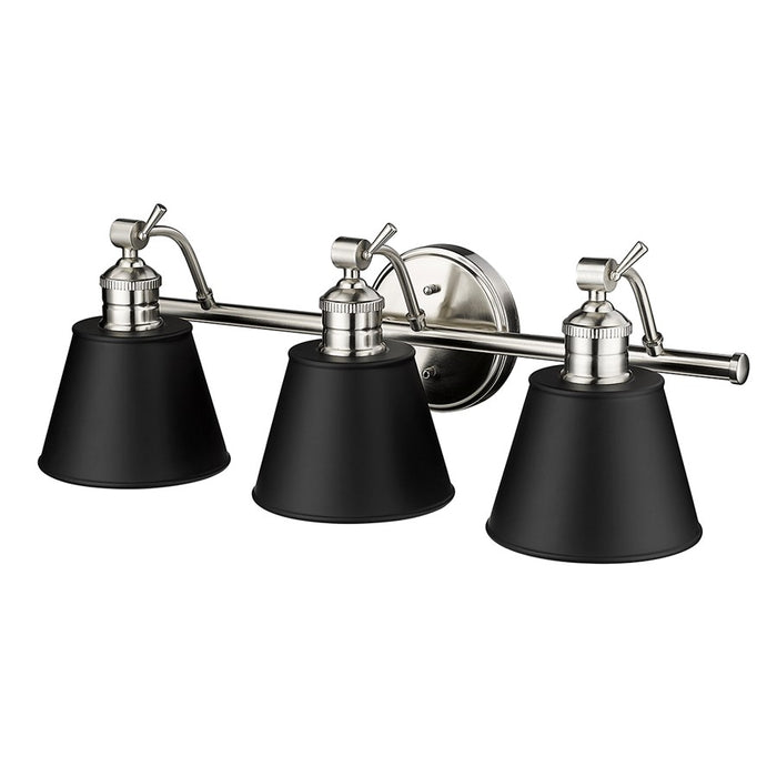 Millennium Lighting Layne 3Lt Vanity, Brushed Nickel