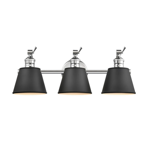 Millennium Lighting Layne 3 Light Bathroom Vanity Light, Chrome - 4463-CH