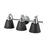 Millennium Lighting Layne 3 Light Bathroom Vanity Light, Chrome