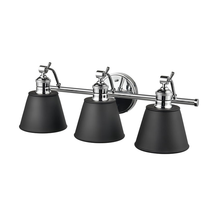 Millennium Lighting Layne 3 Light Bathroom Vanity Light, Chrome