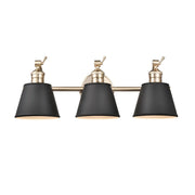 Millennium Lighting Layne 3Lt Vanity, Modern Gold - 4463-MG