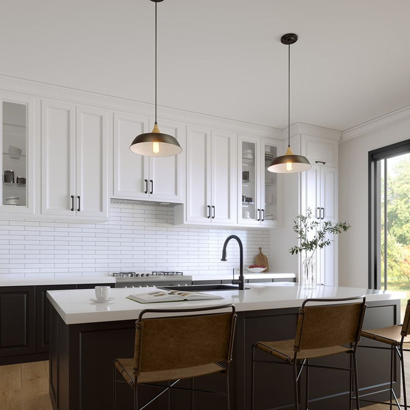 Millennium Lighting Arlo 1 Light Pendant, Matte Black
