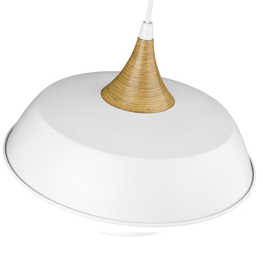 Millennium Lighting Arlo 1 Light Pendant, Matte White