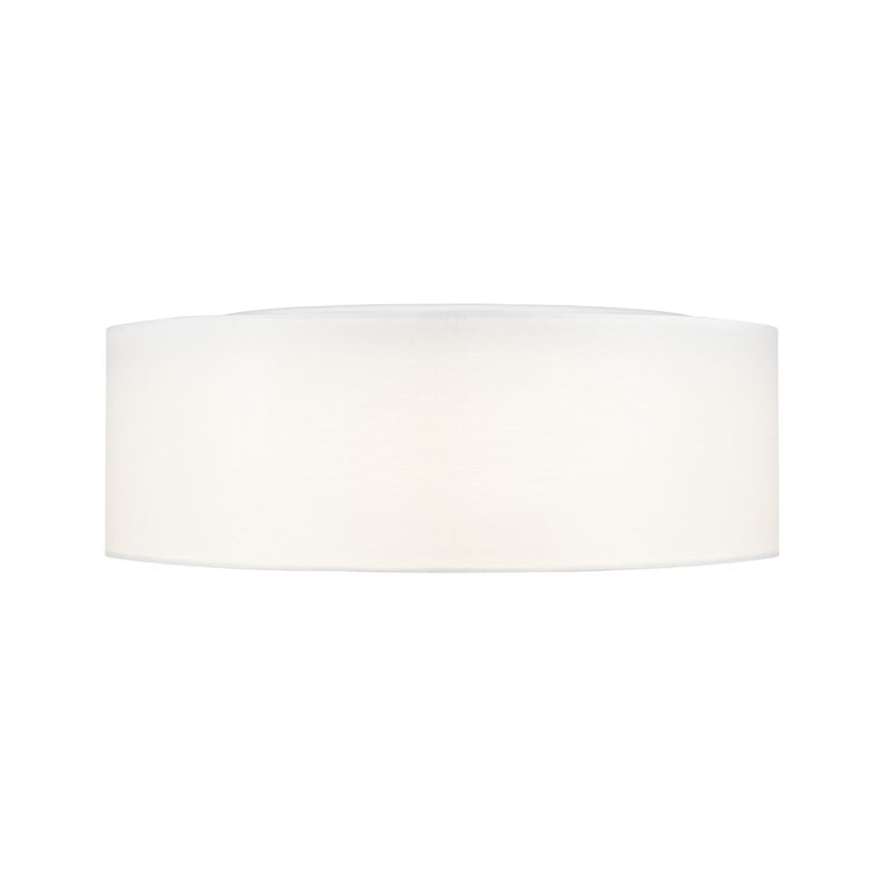 Millennium Rosata 13" Flushmount, White/White/Burnished Gold Interior