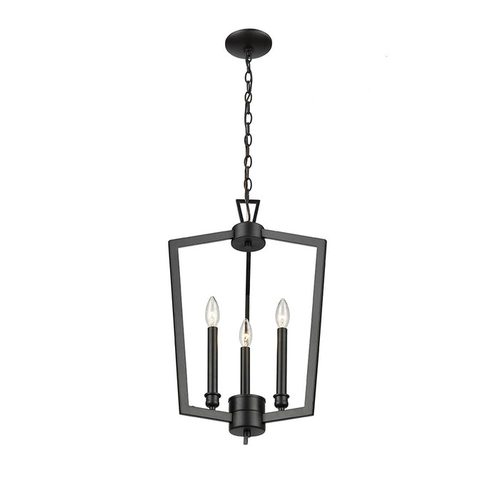 Millennium Lighting Lizabeth 3Lt Pendant, Black