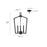 Millennium Lighting Lizabeth 3Lt Pendant, White/Modern Gold