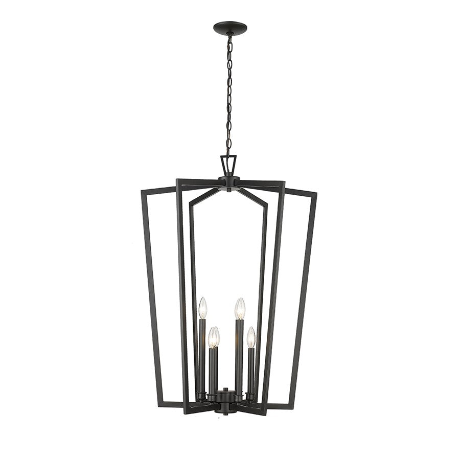 Millennium Lighting Lizabeth 6Lt Pendant, Black - 4526-MB
