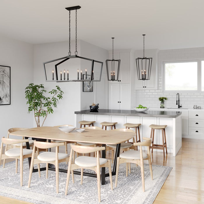 Millennium Lighting Lizabeth 6Lt Pendant, Black