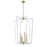 Millennium Lighting Lizabeth 6Lt Pendant, White/Modern Gold