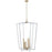 Millennium Lighting Lizabeth 6Lt Pendant, White/Modern Gold