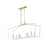 Millennium Lighting Lizabeth 8Lt Pendant, White/Modern Gold