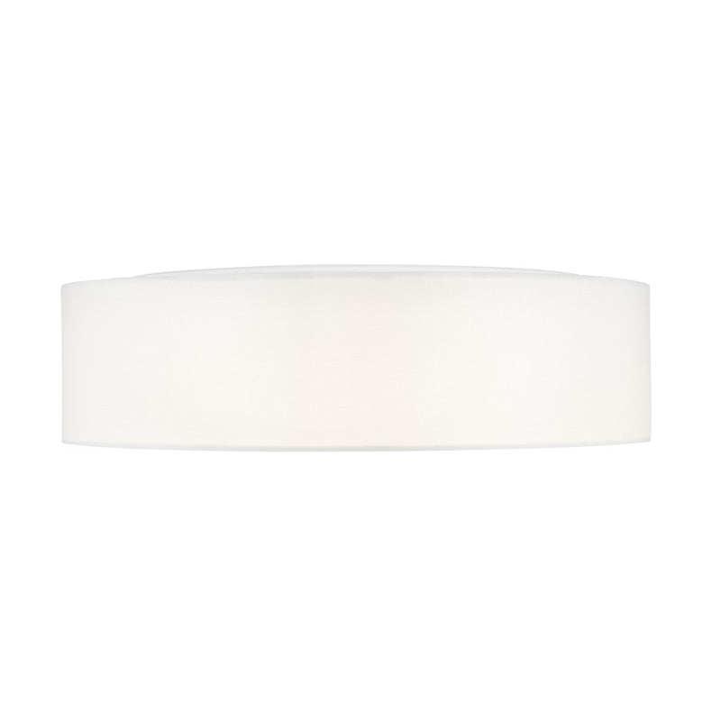Millennium Rosata 16" Flushmount, White/White/Burnished Gold Interior