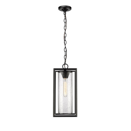 Millennium Lighting Wheatland 1Lt Outdoor Hanging Lantern, Black - 4562-PBK