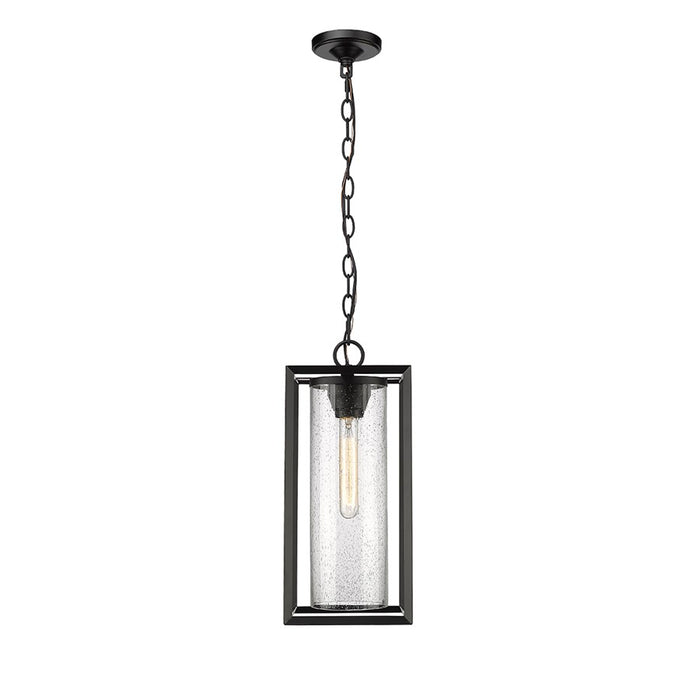Millennium Lighting Wheatland 1Lt Outdoor Hanging Lantern, Black - 4562-PBK