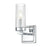 Millennium Lighting Iversen 1Lt 5" Wall Sconce, Chrome/Clear Reeded - 46001-CH