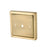 Millennium Lighting Iversen 1Lt 5" Wall Sconce, Brass/Clear Reeded