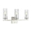 Millennium Lighting Iversen 3Lt 21" Vanity, Nickel/Clear Reeded - 46003-BN