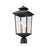 Millennium Lighting Eldrick 2Lt Outdoor Post Light, Coated Black