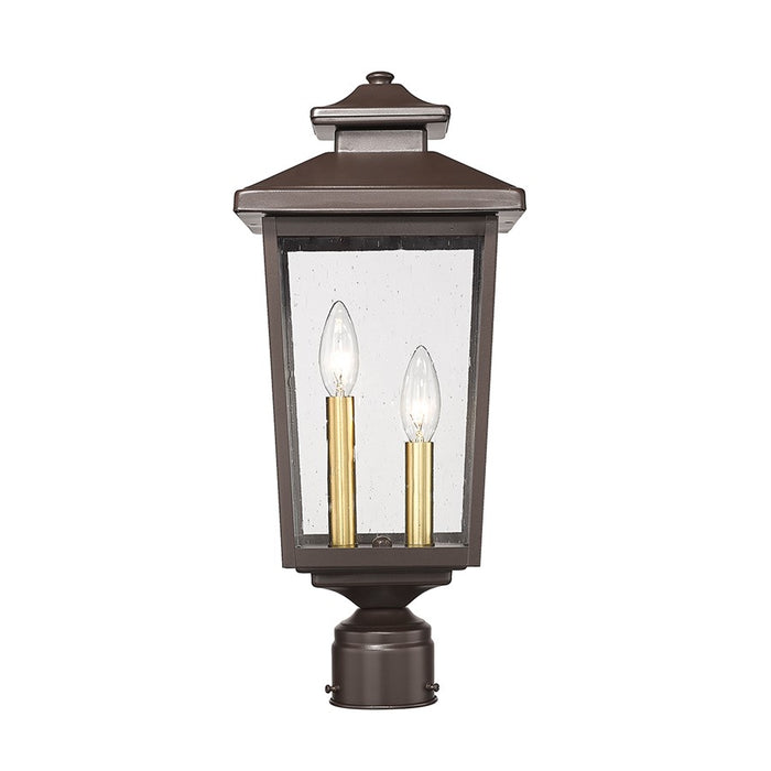 Millennium Lighting Eldrick 2Lt Outdoor Post Light, Coated Bronze - 4644-PBZ