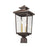 Millennium Lighting Eldrick 2Lt Outdoor Post Light, Coated Bronze
