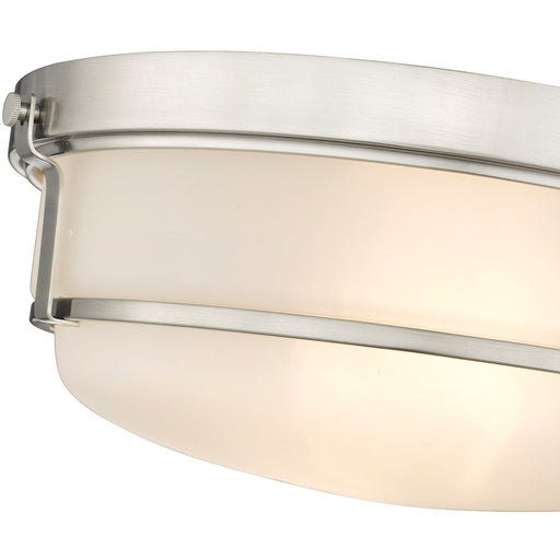 Millennium Lighting Arlson 2Lt Flushmount, Brushed Nickel