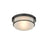 Millennium Lighting Arlson 2Lt Flushmount, Black
