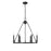 Millennium Lighting Florence 6Lt Chandelier, Black - 46706-MB