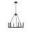Millennium Lighting Florence 6Lt Chandelier, Black